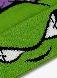 Teenage Mutant Ninja Turtles Donatello Face Acrylic Knit Beanie