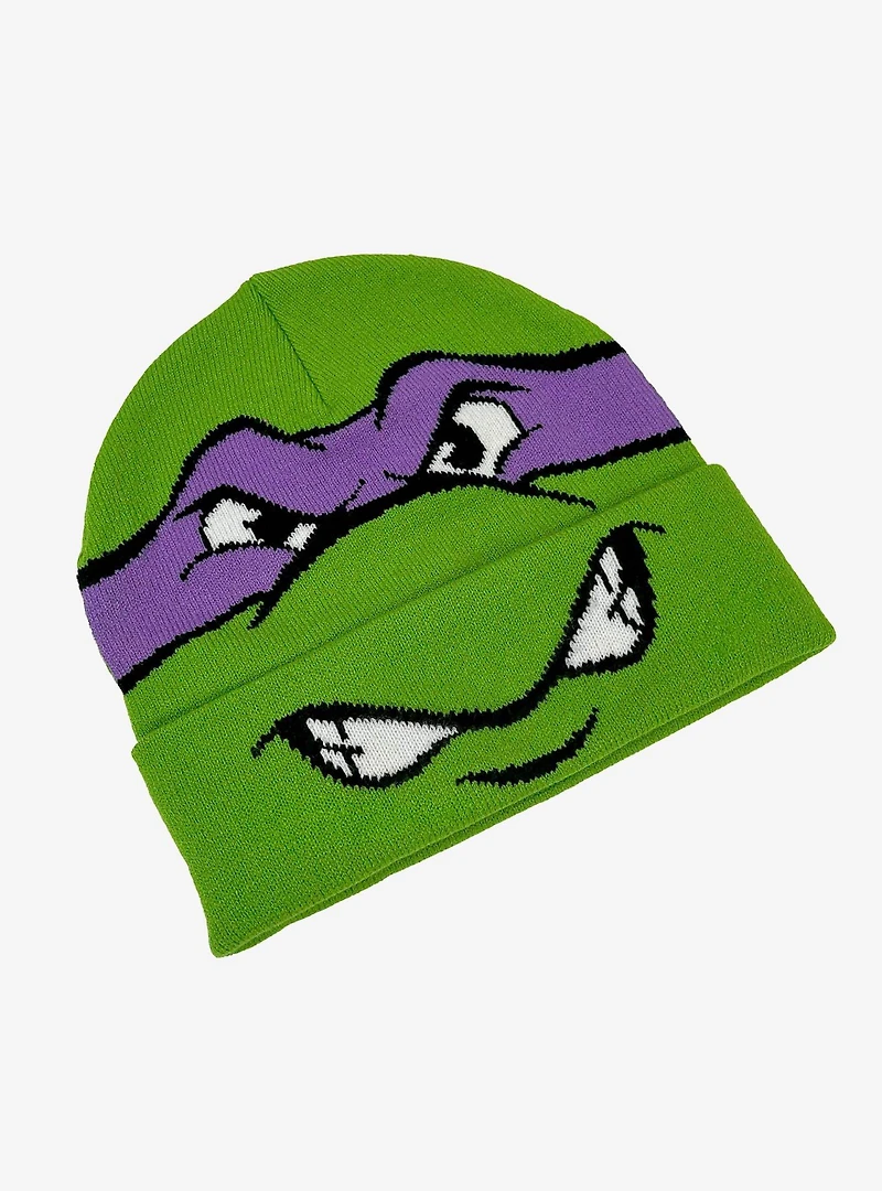 Teenage Mutant Ninja Turtles Donatello Face Acrylic Knit Beanie