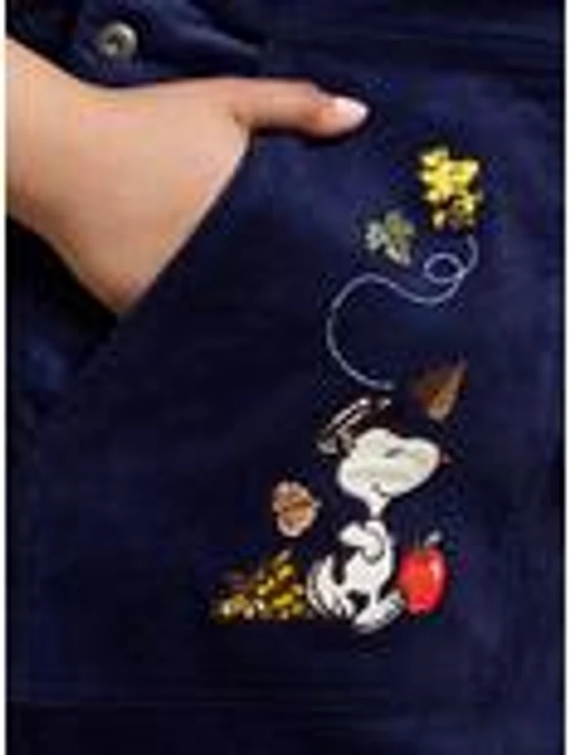 Peanuts Snoopy Fall Corduroy Overall Plus Dress - BoxLunch Exclusive