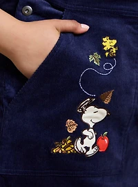 Peanuts Snoopy Fall Corduroy Overall Plus Dress - BoxLunch Exclusive