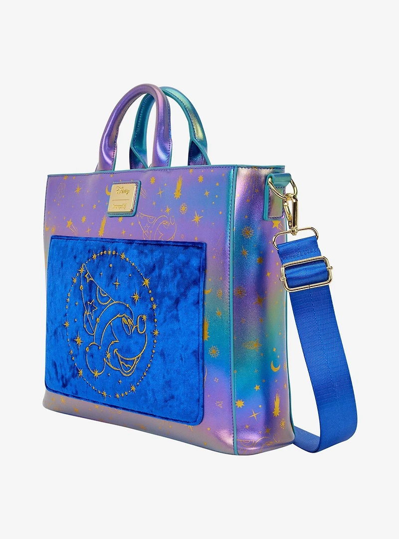 Loungefly Disney Fantasia Rainbow Shine Convertible Tote Bag