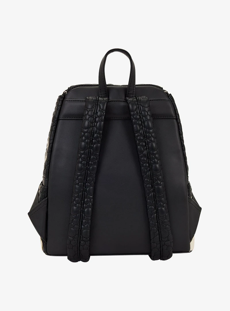 Loungefly Disney Mickey Mouse Floral Sketch Quilted Mini Backpack