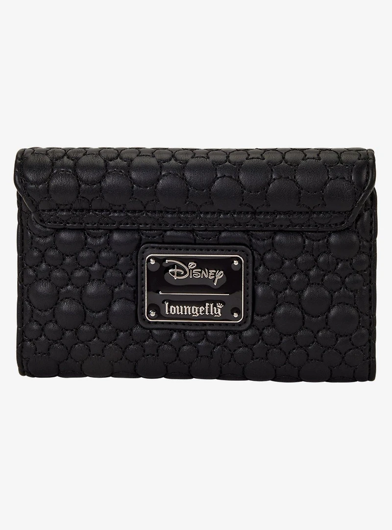 Loungefly Disney Mickey Mouse Floral Sketch Quilted Wallet