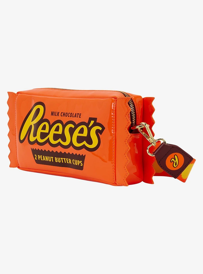 Loungefly Hershey's Reese's Peanut Butter Cups Figural Crossbody Bag with Coin Purse