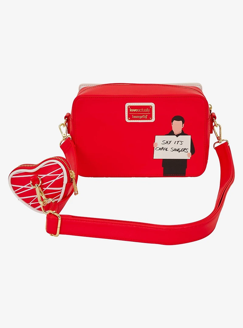 Loungefly Love Actually Sign Crossbody Bag with Coin Purse