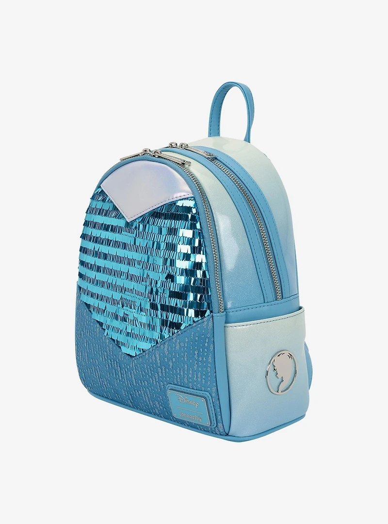 Loungefly Disney Frozen Elsa Dress Sequin Mini Backpack