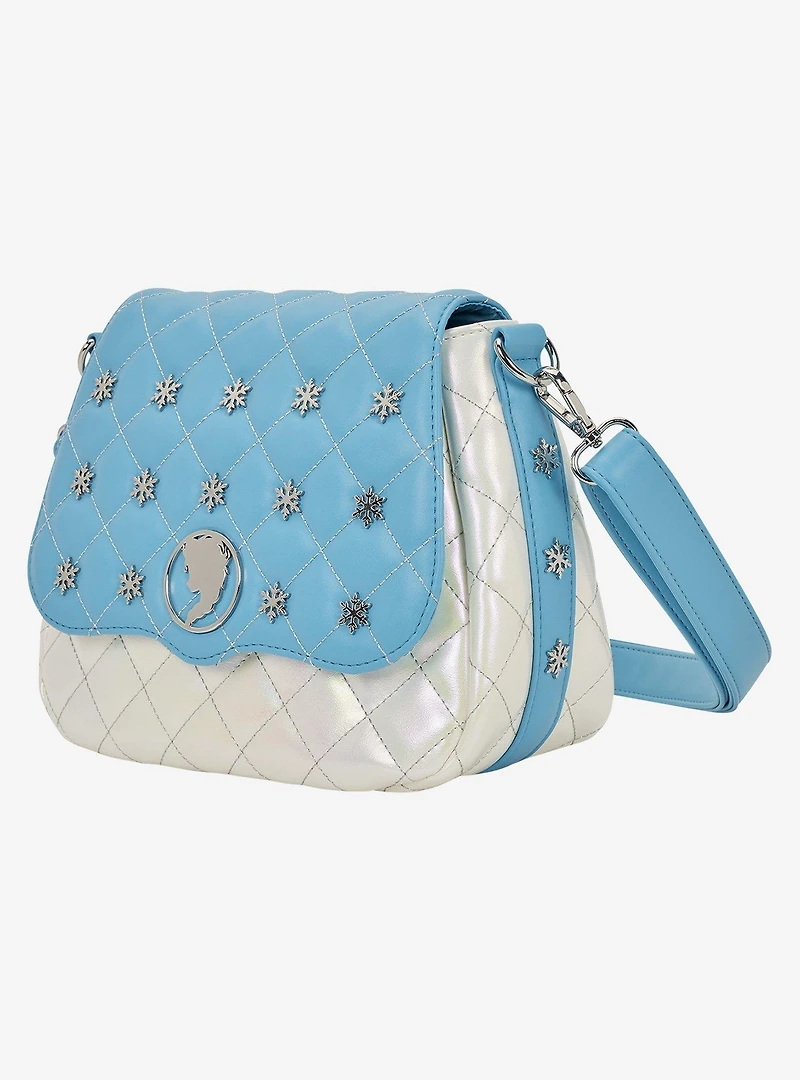 Loungefly Disney Frozen Elsa Quilted Crossbody Bag