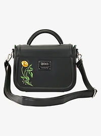 Loungefly Wicked: For Good Floral I Feel Wicked Crossbody Bag