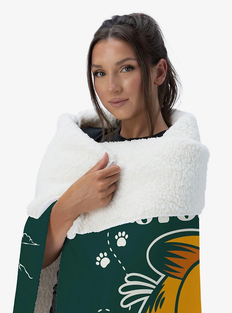 Garfield Stop For Lunch Silk Touch Sherpa Throw Blanket