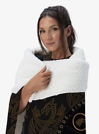 House of the Dragon Dragons Did Silk Touch Sherpa Throw Blanket