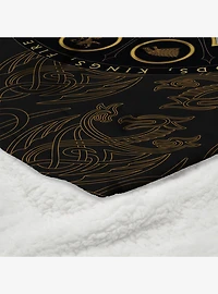 House of the Dragon Dragons Did Silk Touch Sherpa Throw Blanket