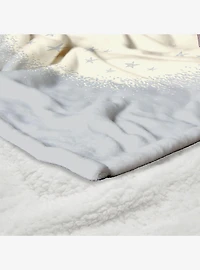 Where The Wild Things Are He Sailed Silk Touch Sherpa Throw Blanket