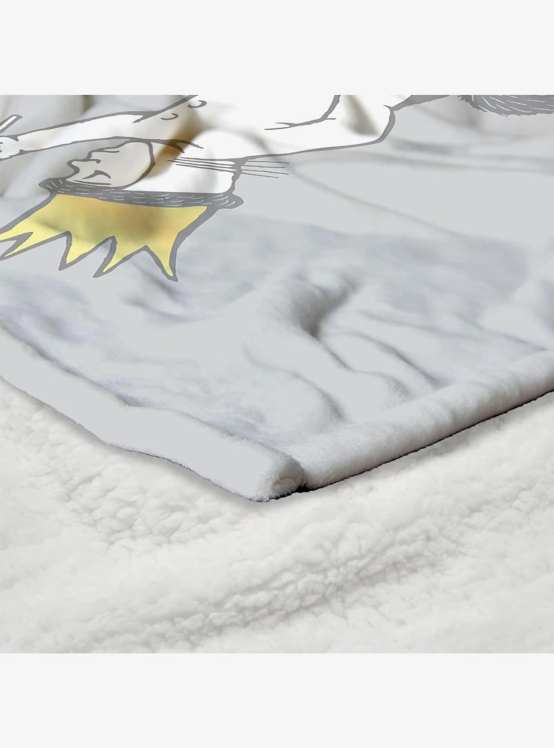 Where The Wild Things Are King Of All Silk Touch Sherpa Throw Blanket