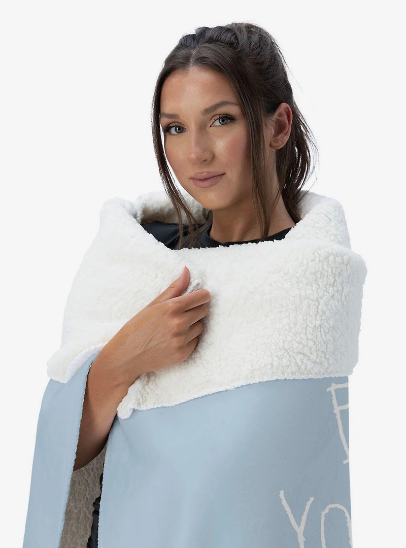Where The Wild Things Are Love You So Silk Touch Sherpa Throw Blanket