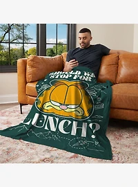 Garfield Stop For Lunch 50x60" Silk Touch Throw Blanket