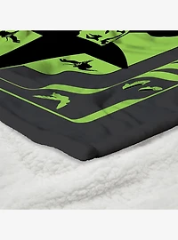 The Wizard of Oz Don't Add Water Silk Touch Sherpa Throw Blanket