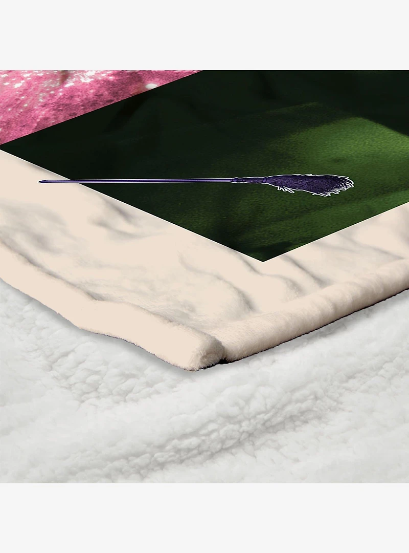The Wizard of Oz What's Your Excuse Silk Touch Sherpa Throw Blanket