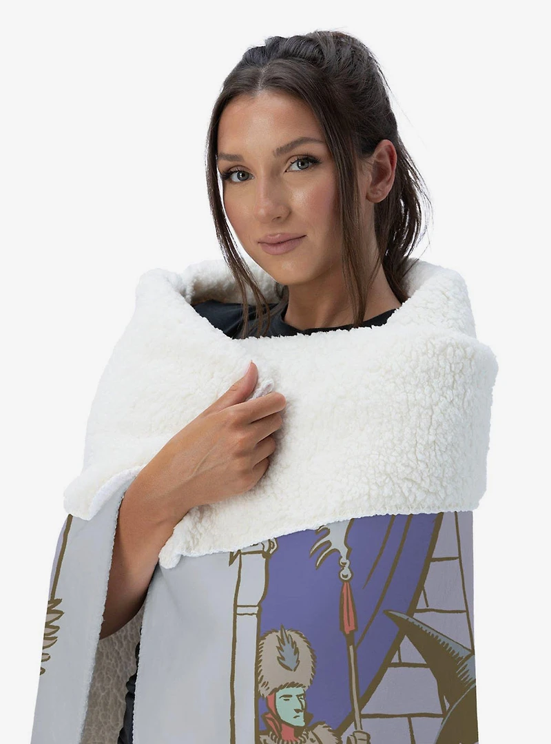 The Wizard of Oz Wicked Witch Silk Touch Sherpa Throw Blanket