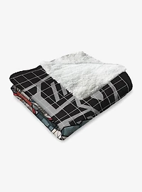 Transformers G1 Grid Bumblebee Silk Touch Sherpa Throw Blanket