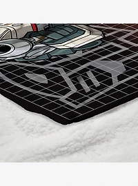Transformers G1 Grid Bumblebee Silk Touch Sherpa Throw Blanket