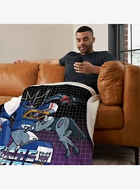 Transformers G1 Grid Optimus Prime Silk Touch Sherpa Throw Blanket