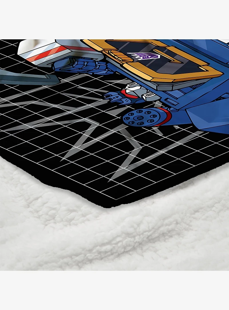 Transformers G1 Grid Optimus Prime Silk Touch Sherpa Throw Blanket