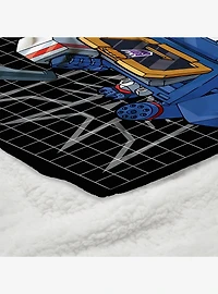 Transformers G1 Grid Optimus Prime Silk Touch Sherpa Throw Blanket