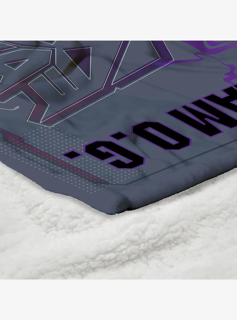 Transformers G1 Grid Starscream Silk Touch Sherpa Throw Blanket
