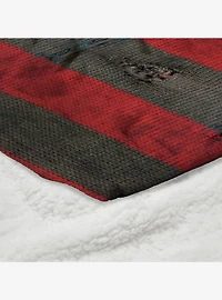A Nightmare On Elm Street Sweater Silk Touch Sherpa Throw Blanket