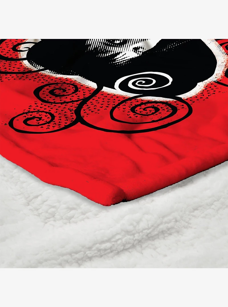 Beetlejuice So So Strange Silk Touch Sherpa Throw Blanket