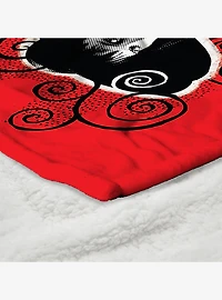 Beetlejuice So So Strange Silk Touch Sherpa Throw Blanket
