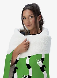 Beetlejuice No Rules Silk Touch Sherpa Throw Blanket