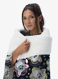 Furby Retro Furby Pattern Silk Touch Throw Blanket
