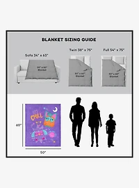 Furby Let's Chill Silk Touch Throw Blanket