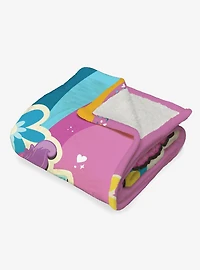Furby Funky Furby Silk Touch Sherpa Throw Blanket