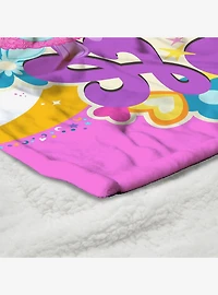 Furby Funky Furby Silk Touch Sherpa Throw Blanket
