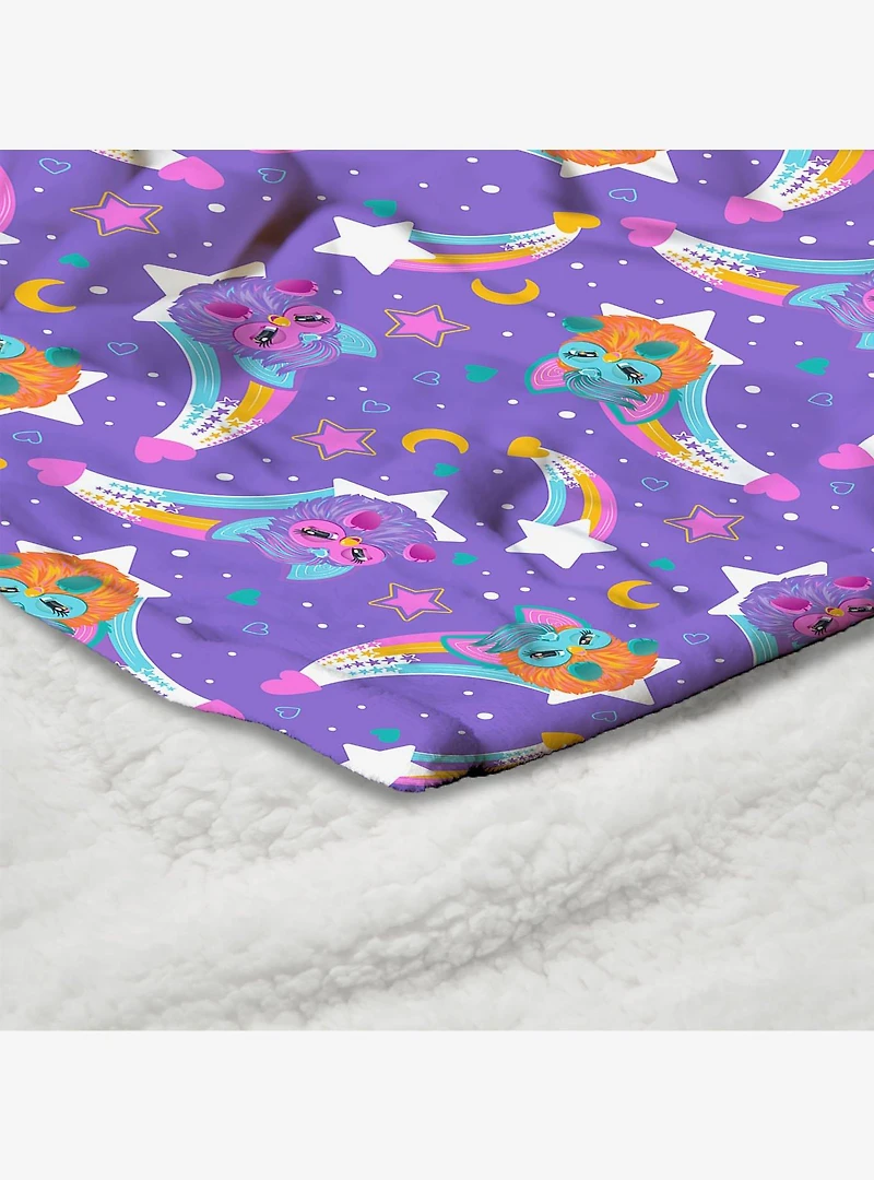 Furby Shooting Stars Silk Touch Throw Blanket