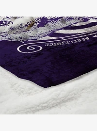 Beetlejuice Big Dark Room Silk Touch Sherpa Throw Blanket