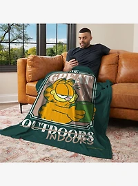Garfield The Great Indoors 50x60" Silk Touch Throw Blanket