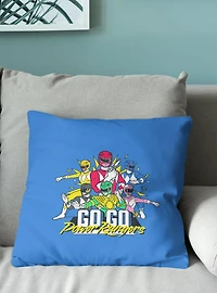 Mighty Morphin Power Rangers Go Go Mighty Morphin Power Rangers Throw Pillow