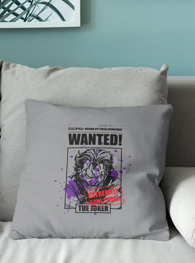DC Comics Extremely Dangerous Throw Pillow
