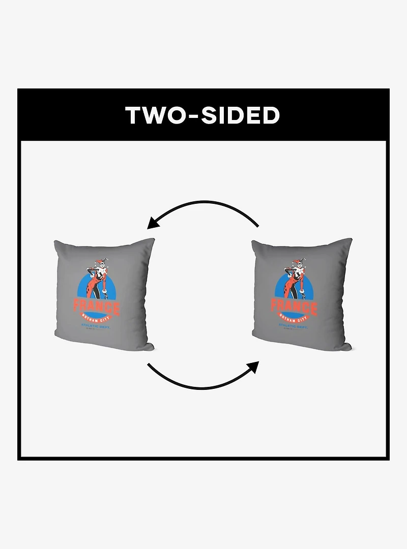 DC Comics Gotham Athletic Dept. Throw Pillow