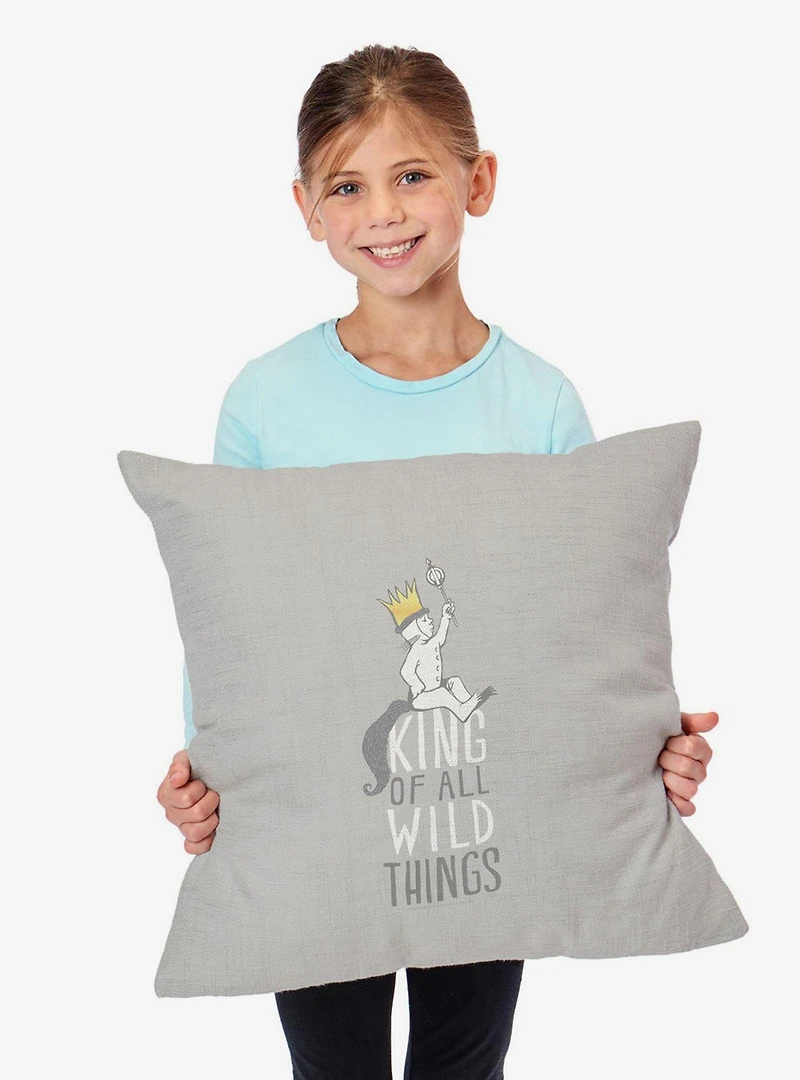 Where The Wild Things Are King Of All Throw Pillow