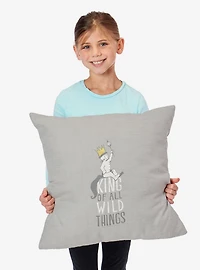 Where The Wild Things Are King Of All Throw Pillow