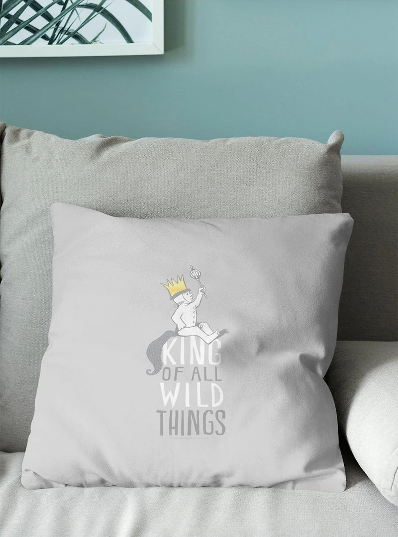 Where The Wild Things Are King Of All Throw Pillow