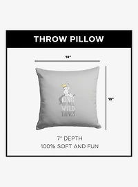 Where The Wild Things Are King Of All Throw Pillow