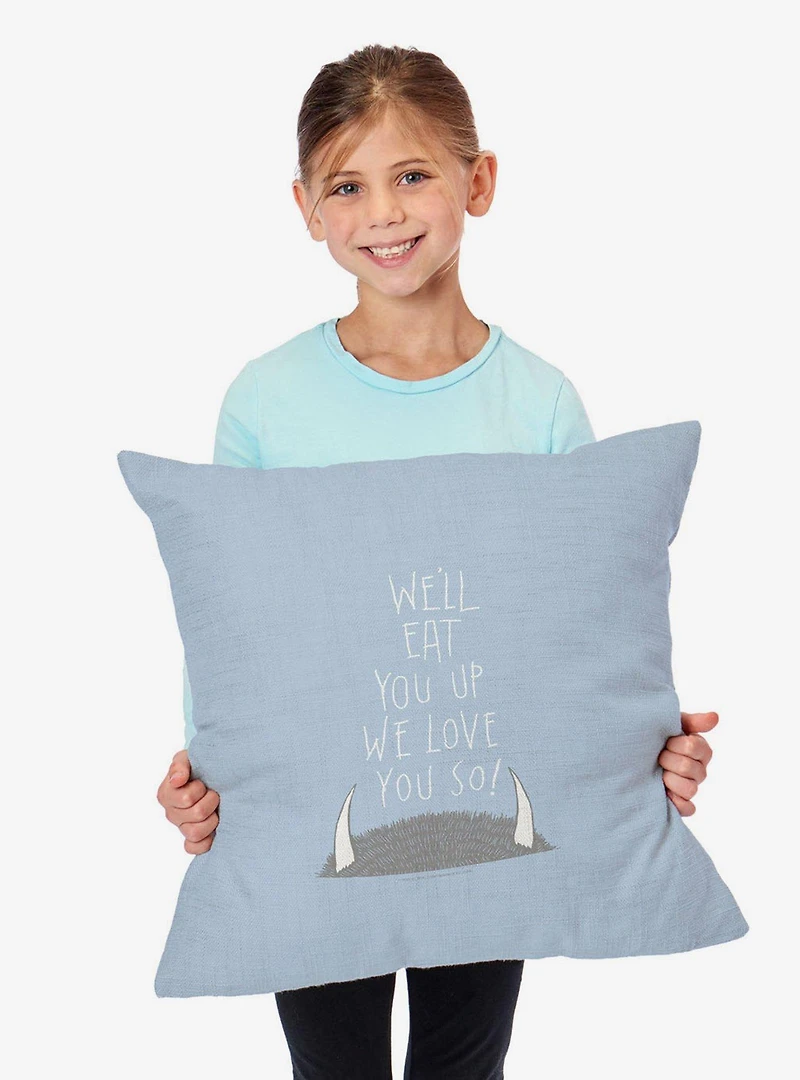Where The Wild Things Are Love You So Throw Pillow