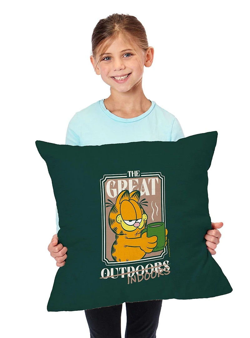 Garfield The Great Indoors Throw Pillow