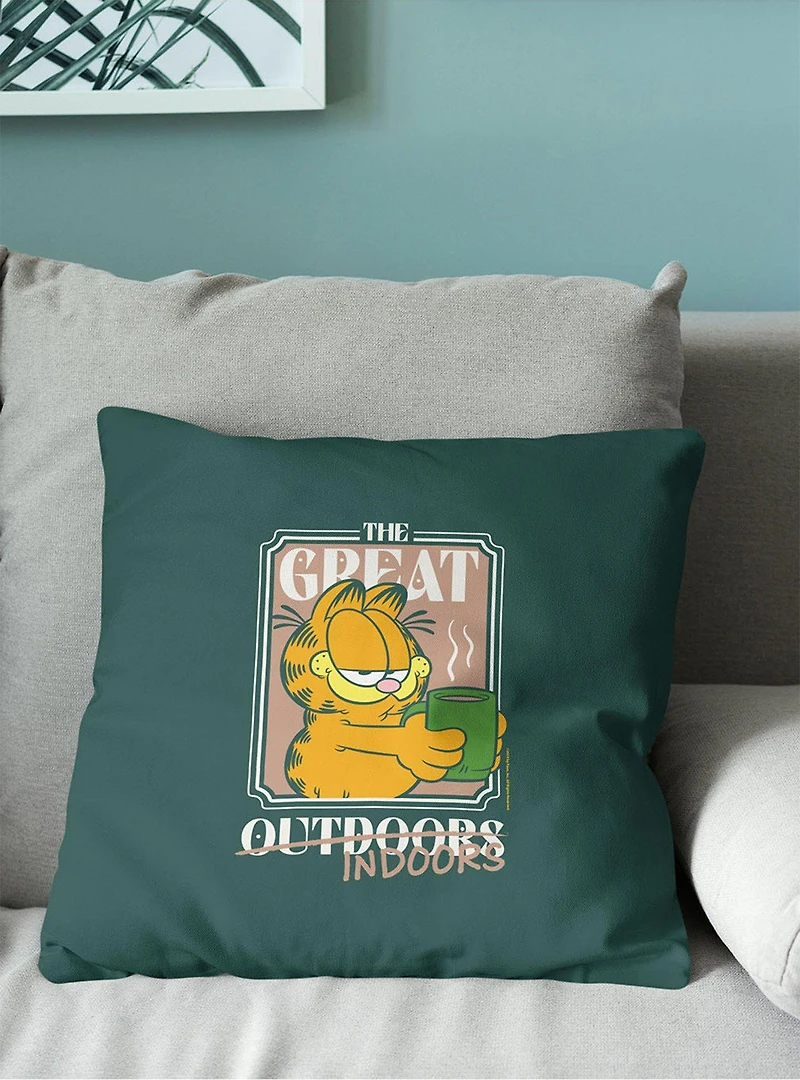 Garfield The Great Indoors Throw Pillow
