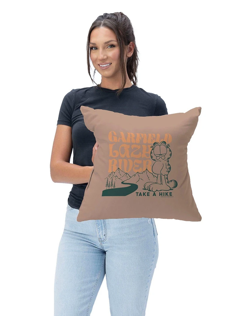 Garfield Take A Hike Throw Pillow